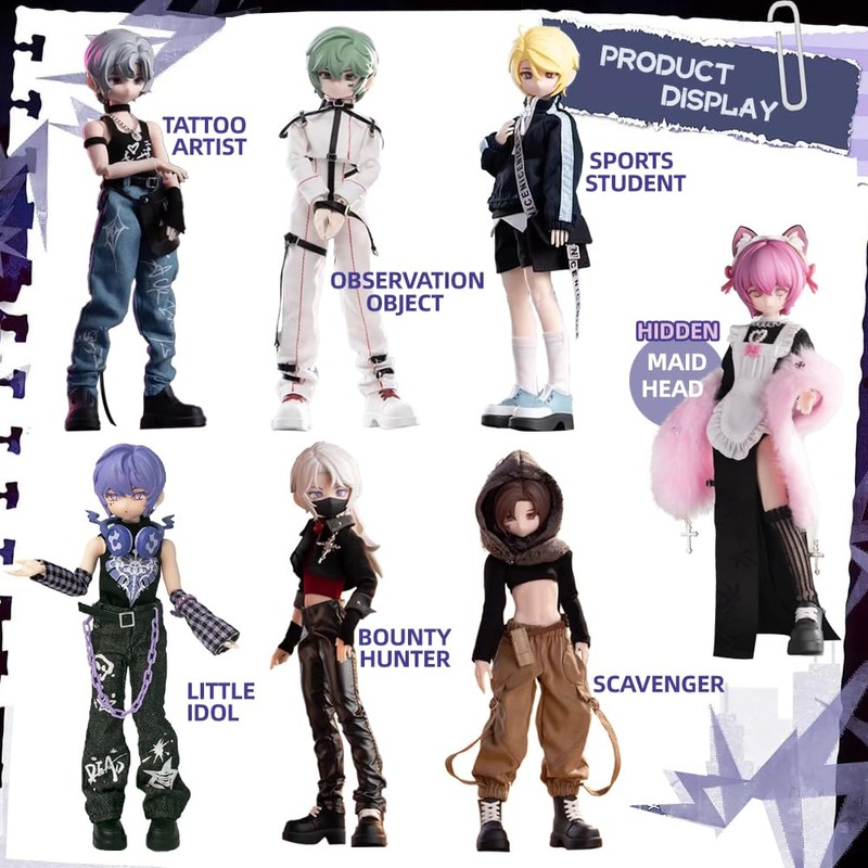 XiDonDon Zack Event Series MJD Blind Box Mystery Box Dolls