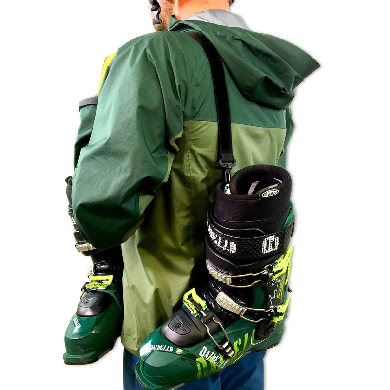 StoreYourBoard Ski and Snowboard Boot Carrier, Adjustable Shoulder Strap, 2