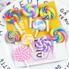 Ultnice Lollipop-Requisiten, Regenbogen-Wirbel, 36 Stück