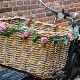 1 Pair Bike Basket Straps Waist Belt Boys Bike Electric Motorcycle for Adults Bicycle Pedal Straps Wicker Storage Basket Wicker Basket Bike Front Container Strap Leather Strap Yardwe