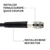 aunstarwei Air Compressor Hose Polyurethane(PU) Recoil Grey with 1/4" Europe