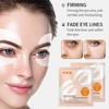 DEGHOUY E Shape Korean Eye Patches, 5 Pairs Deep Collagen