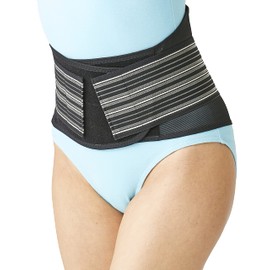 Selvan LL-3L Corset, Supports Your Waist, Even Thin, Black