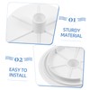 KONTONTY Pool Skimmer Cover Inground Pool Skimmer Plate Vacuum Head