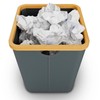 Vireon Office Waste Paper Bin Made of Bamboo - Oxford