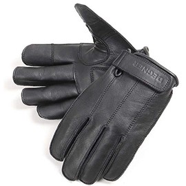 DEGNER Leather Touring Short Gloves Motorcycle Black L TG-58