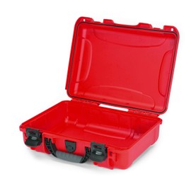 Nanuk 910 Waterproof First Aid Prepper Survival Gear Dust and Impact Resistant Case - Empty - Red, 910-FSA9