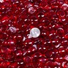 Galashield Flat Glass Marbles for Vases Red Glass Gems Beads