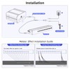 SUNKENET Meteor 3W 96pcs*0.03in*13.1ft Starlight Headliner Kit, 12LEDs Fiber Optic
