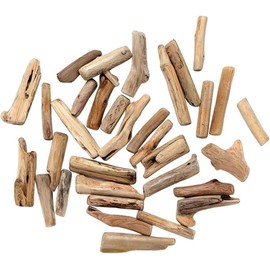 20 Pcs Wood Natural Driftwood Pieces Branch Slices Beach Decor for for DIY Craft Sticks Craft Supplies Craft Sticks Woodcrafts