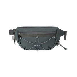 Waterfly Bum Bag Fanny Pack: Waist Packs with Adjustable Belt Crossbody Chest Bag with RFID Blocking Anti-Theft for Women Men Travel Running Walking Hiking Everyday Use, Grey
