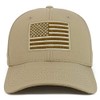 Armycrew Ripstop Tear and Rip Resistant American Flag Embroidered Baseball