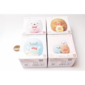 Sumikko Gurashi Friends 6, Assorted 4 Types Set (1. Shirokuma & Furoshiki, 3. Tonkatsu & Shrimp Furano's Tail, 5. Tokage & Nisekuri, 7. Tapioka)]
