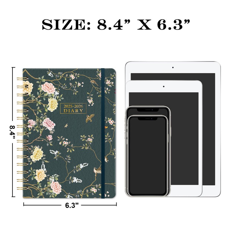 Academic Diary 2025-2026 - A5 Diary 2025-2026 Week to View,