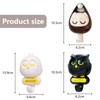 PEPOYO AI Creative Adhesive Coat Hooks，3Pcs Wink Cat Hooks for
