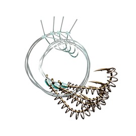 TACKLE BEACON - Catfish Pre-Rigged Spring Dough Bait Hooks - #4/0