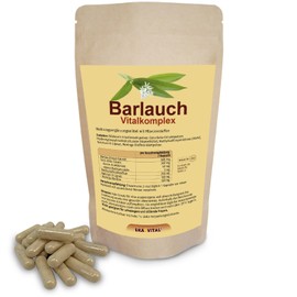 Bärlauchextraktpulver Kapseln mit Gotu Kola-Extraktpulver (20% Asiatikoside) Methylsulfonylmethan-Pulver Natrium-R-Lipoat und Moringa Oleifera-Blattpulver (180 stück (1er Pack))