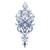 Jagua Tattoo Tattoo Stickers, 2 Weeks Disappearing Henna Tattoo Real