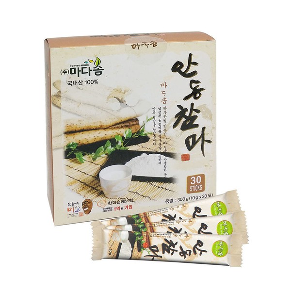 Madasom Andong Yam Flour Sticks 30 packs 1 box /