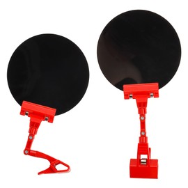 Welding Blackout Panel, Welding Curtains, 12.6 x 6.3 In Multi-functional Blackout Panel, Portable Welding Helmet Cover, Welding Helmet Alternative, Protecting the Face from Sparks and Debris (2 Pack)