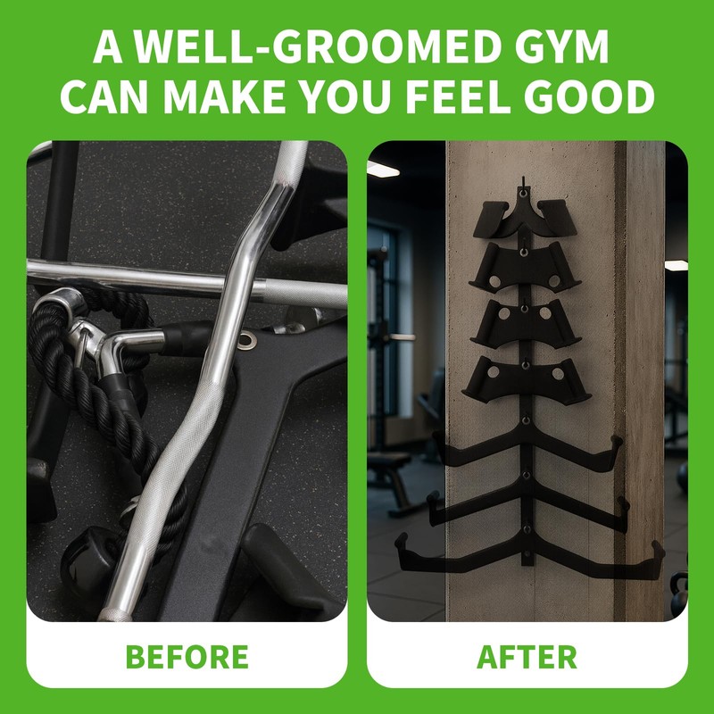LAT Pulldown Storage,LAT Bar Organizer,LAT Pulldown Attachments.Attachment Storage Rack for