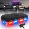 HLauto 700A Rooftop Emergency Strobe Lights Bar, 72 LED Red