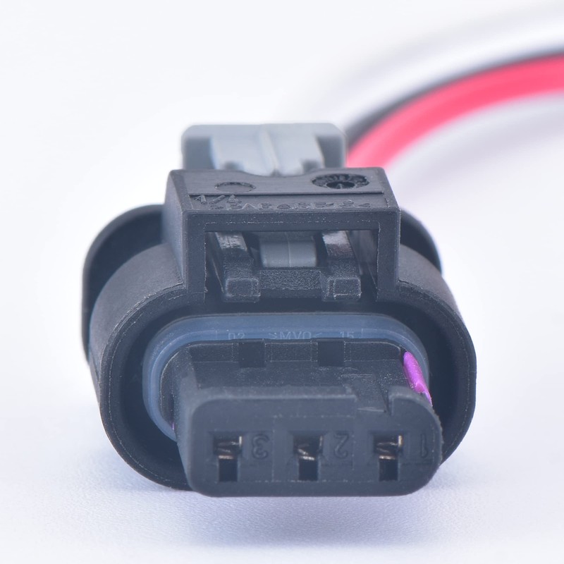 DECKBU 3 Pin PDC Parking Sensor Plug Auto Connector for