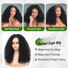 Fine Plus Curly Half Wig for Black Women, 3 in