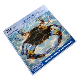 Heritage Puzzle Blue Crab Bay - 550 Piece Jigsaw Puzzle