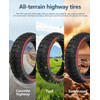 Felixstory 8.5x2.0 Inch Scooter Solid Tire, Off road, Explosion-proof,50/75-6.1 Replacement