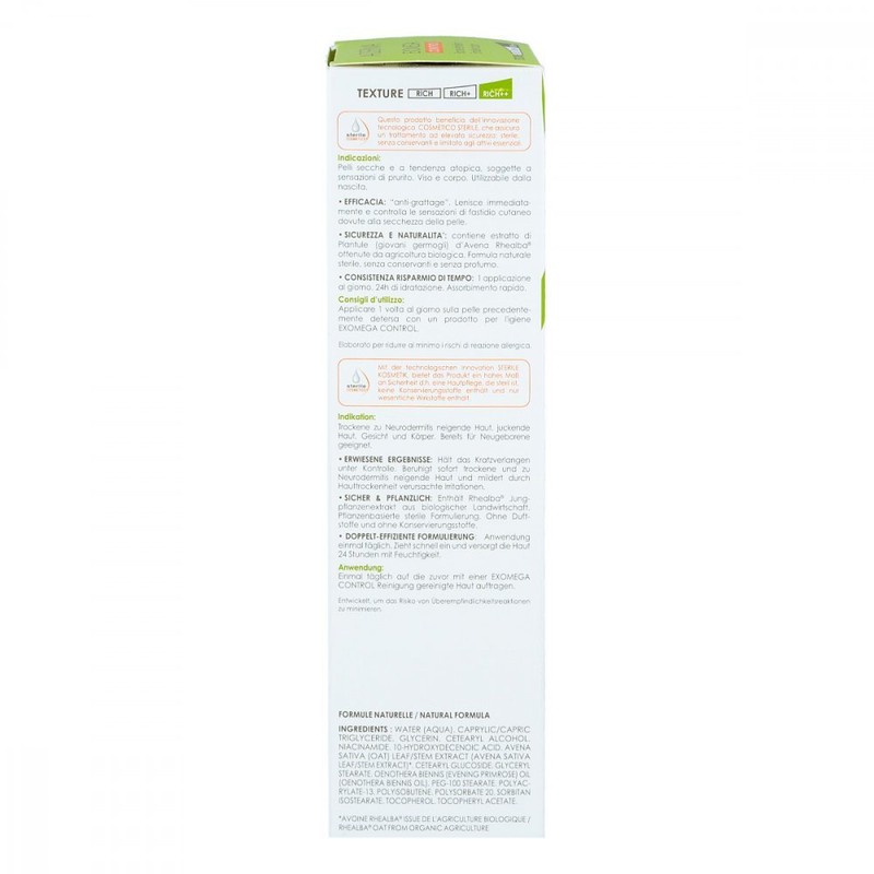 A-Derma Exomega Control Intensive Balm, Sterile, 200 ml