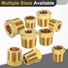 QUARKZMAN Pack of 2 1/2 BSPT Male x 1/8 NPT