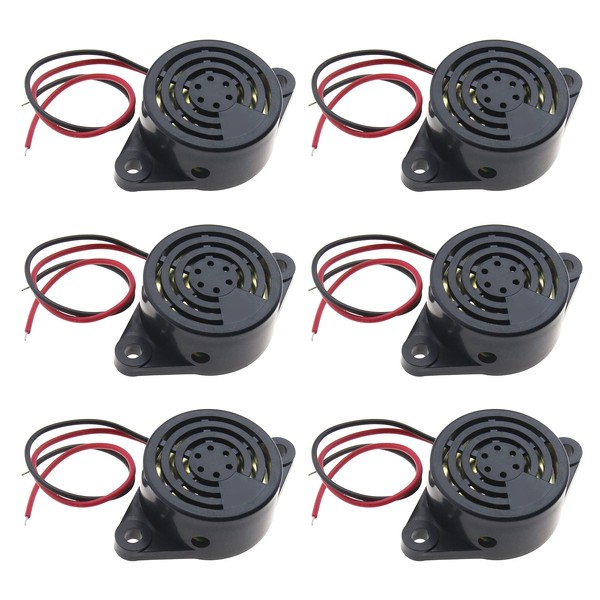 OTOTEC 6x 3-24V 12V Active Electronic Buzzer Beep Alarm Continuous