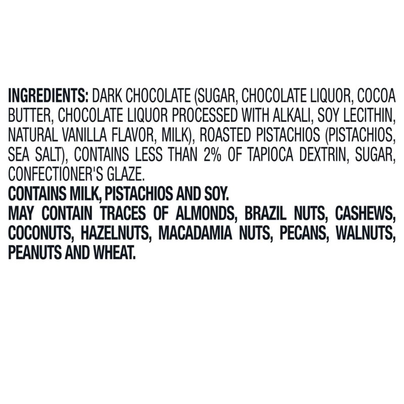 MM Dark Chocolate Covered Pistachios, 22 Ounces, Resealable Bag