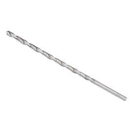 CoCud Extra Long Twist Drill Bit, 0.2 inch (6.2 mm) Drill Diameter, 7.9 inches (200 mm), Total Length, High Speed Steel, Twist Drill Bit, Copper, Metal, For Carpentry