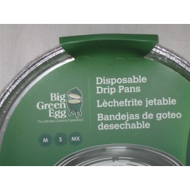 Big Green Egg (Pack Of 5) Big Green Egg 11" x 1" Round Disposable Drip Pans NIP