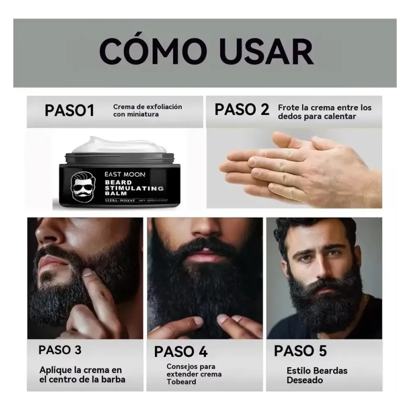 Bálsamo Hipoalergénico Vegano Nutritivo Para Barba