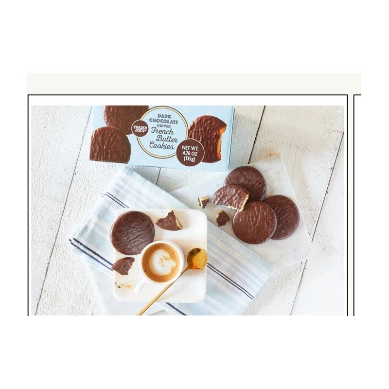 Trader Joe's 2 Packs Trader Joe’s Dark Chocolate Dipped French