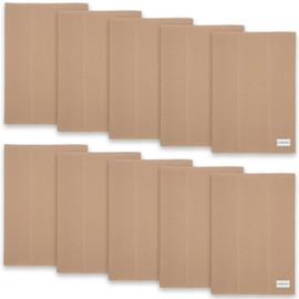 Comfy Cubs Baby Burp Cloths Set (Pack of 10) - Large 6-Layer Ultra-Absorbent 100% Cotton for Babies Spit-Up, Drool & Messes - Soft, Gentle, Multi-Pack - Newborn Essentials Gift (Cedar)