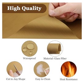 Calor Transferencia de Prensa PTFE Hoja de Teflón para Planchar Hornear Varios Proyectos de Artesanía, No Se Pega Reutilizable Resistente Al Calor Craft Mat, 30×100cm