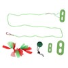 Reptile Pet Leash Kit Christmas Reptile Harness with Skirts Hat