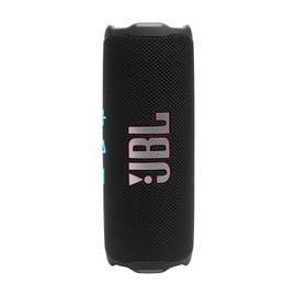 JBL FLIP 7 / Portable Speaker/Bluetooth Compatible/IP68 Dustproof and Waterproof/USB-C/App Compatible/Lanyard and Carabiner included/AURA CAST Multi-Speaker Connection/Funky Black / JBLFLIP7BLKO