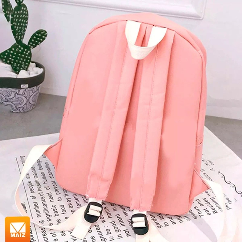 Maíz Mochila Escolar Bolsa Lapicera Casual Estudiante Juvenil