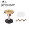DTGN 29x10mm(LxW) Thread Furniture Leveling Feet - 4Pack - Good