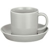 Hasamiyaki Common Coffee Cup & Saucer, Gray 18282