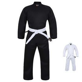 URBANSBEE Karate Uniform for Kids and Adults Lightweight Karate Gi Martial Arts Uniform for Students Without Belt