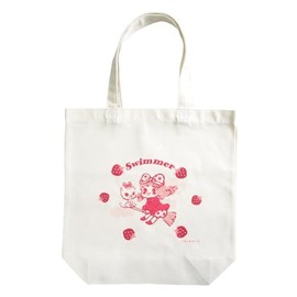 Morisaka Global SWIMMER Tote Bag, Strawberry Broom, 14.2 x 4.3 x 14.2 inches (36 x 11 x 36 cm), Miscellaneous Goods, Cute, Swimmer