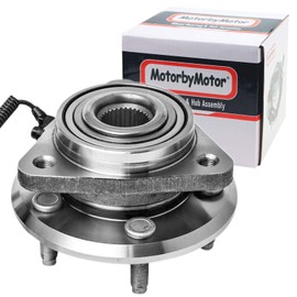 MotorbyMotor 513270 Front Wheel Hub Bearing Assembly with 5 Lugs Fits for 2007-2011 Dodge Nitro, 2008-2012 Jeep Liberty Wheel Bearing and Hub Assembly (w/ABS)