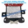 Honda Acura RL Key Programming Replacement All Keys Lost -