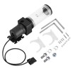 Acrylic Computer DIY Water Cooling Tank Cylinder Reservoir 19W Pump